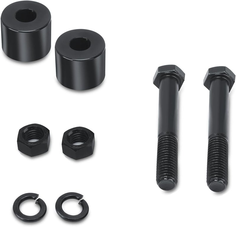 VPZMT 1 Inch Rise 1-1/4'' Handlebar Risers Extension for Harley Touring, Street Glide/Electra Glide/Road Glide/Road King/Softail/Dyna Models (Black) - Image 3